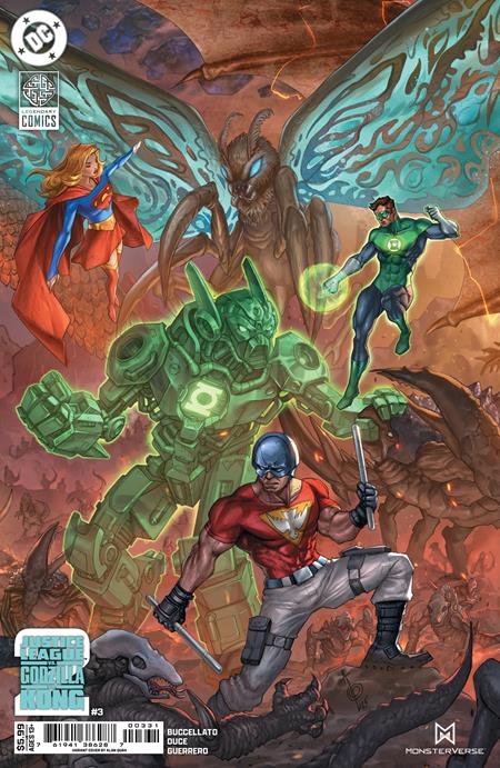 JUSTICE LEAGUE VS GODZILLA VS KONG 2 #3 (OF 7) CVR C ALAN QUAH CARD STOCK VAR (8/6/2025)