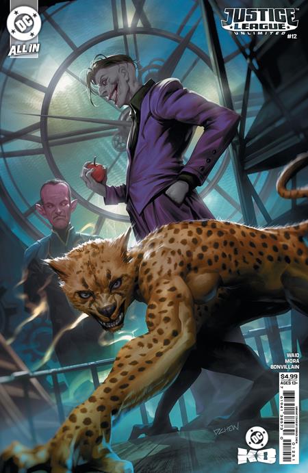 JUSTICE LEAGUE UNLIMITED #12 CVR C DERRICK CHEW CARD STOCK VAR (DC K.O.) (10/22/2025)