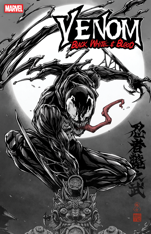 VENOM: BLACK, WHITE & BLOOD #3 TAKASHI OKAZAKI VARIANT (10/29/2025)