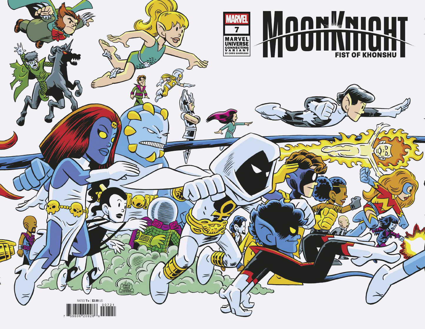 MOON KNIGHT: FIST OF KHONSHU #7 CHRIS GIARRUSSO MARVEL UNIVERSE CONNECTING WRAP VARIANT I (4/2/2025)