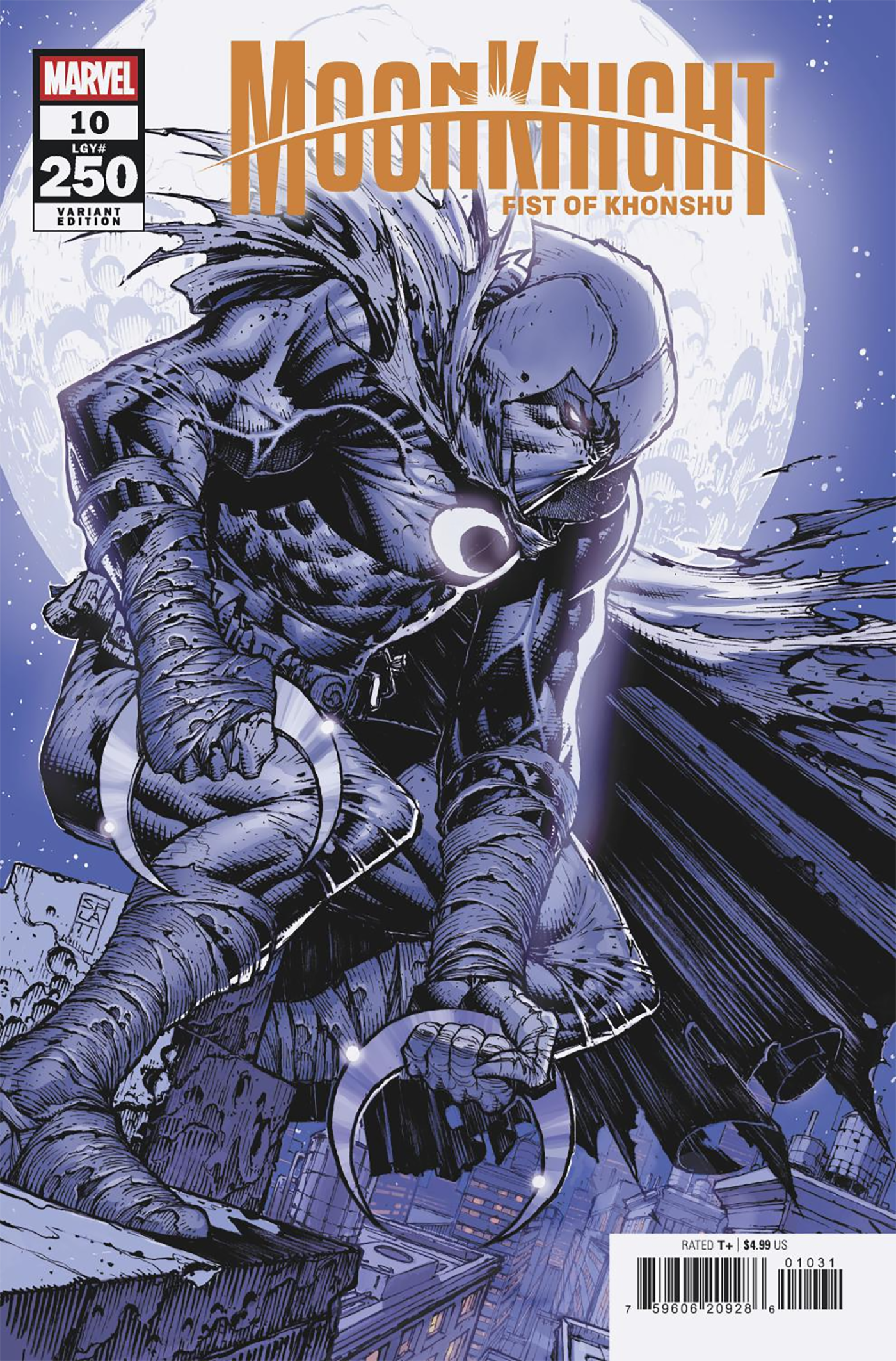 MOON KNIGHT: FIST OF KHONSHU #10 STEPHEN PLATT VARIANT (7/23/2025)