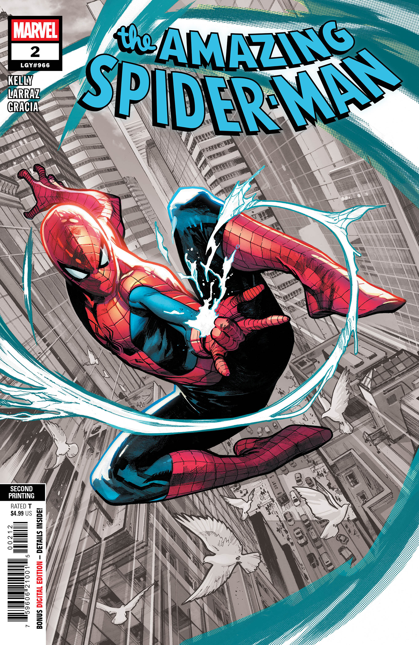 AMAZING SPIDER-MAN #2 PEPE LARRAZ 2ND PRINTING VARIANT (6/11/2025)