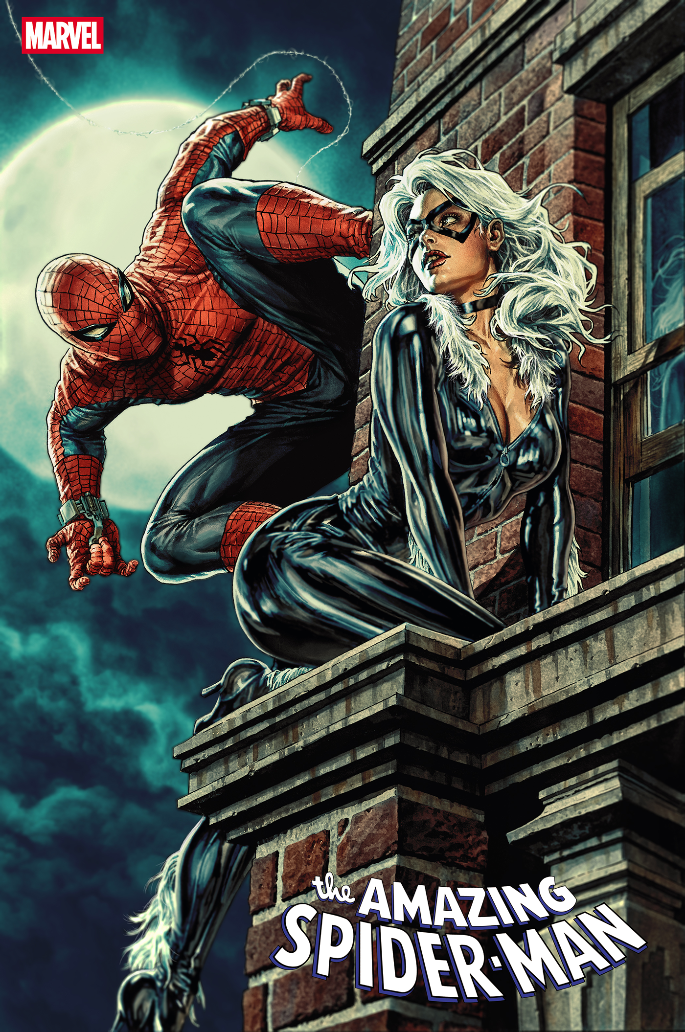 AMAZING SPIDER-MAN #7 LEE BERMEJO BLACK CAT VARIANT (7/2/2025)