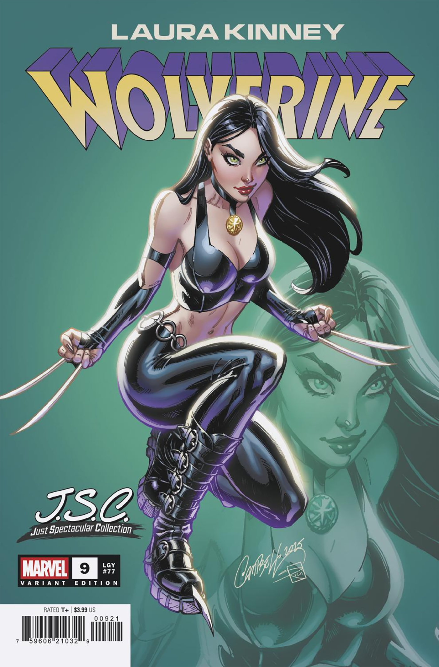 LAURA KINNEY: WOLVERINE #9 J. SCOTT CAMPBELL JUST SPECTACULAR COLLECTION VARIANT (8/13/2025)