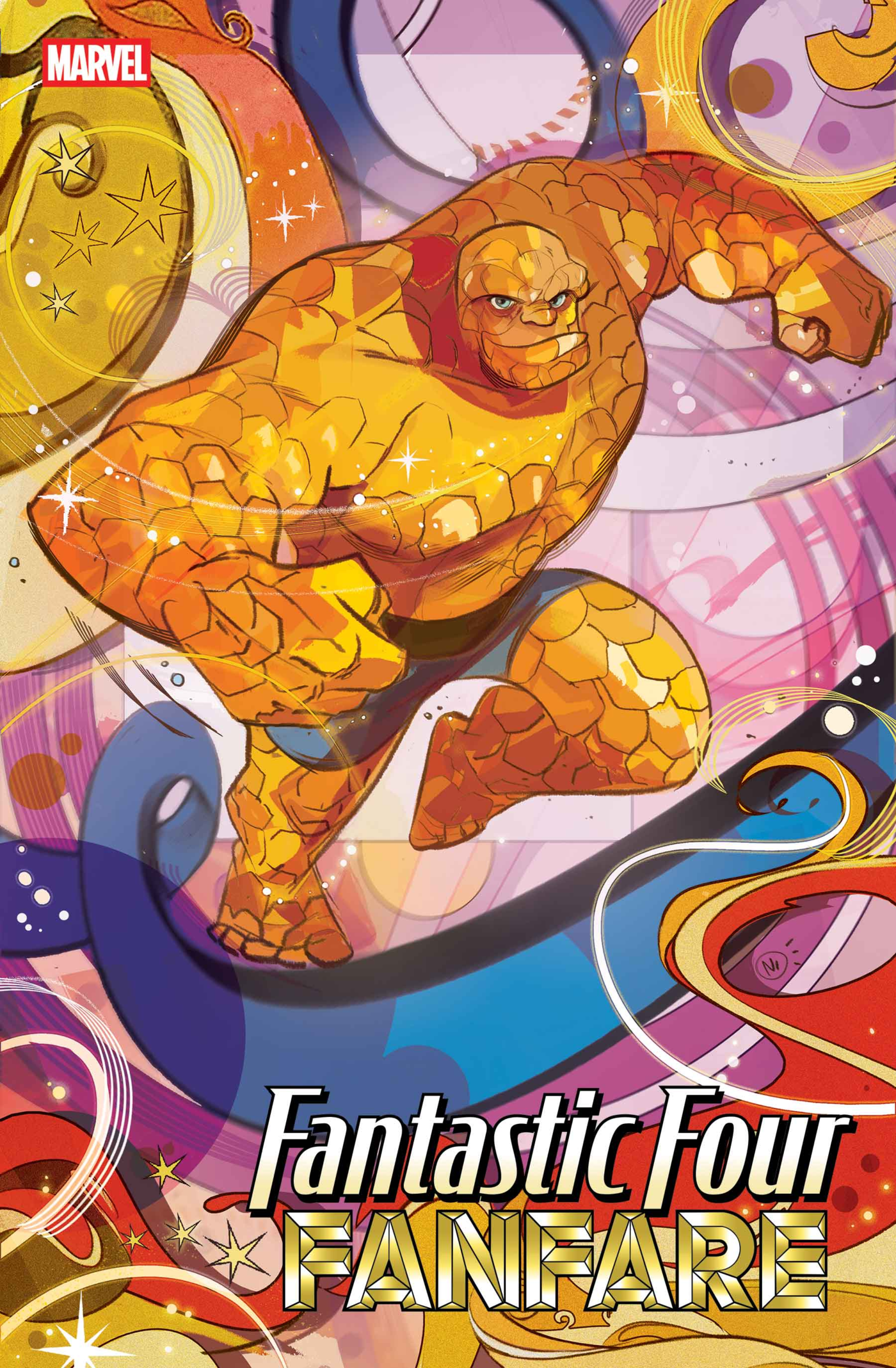 FANTASTIC FOUR FANFARE #3 NICOLETTA BALDARI 4-PART CONNECTING VARIANT (7/23/2025)