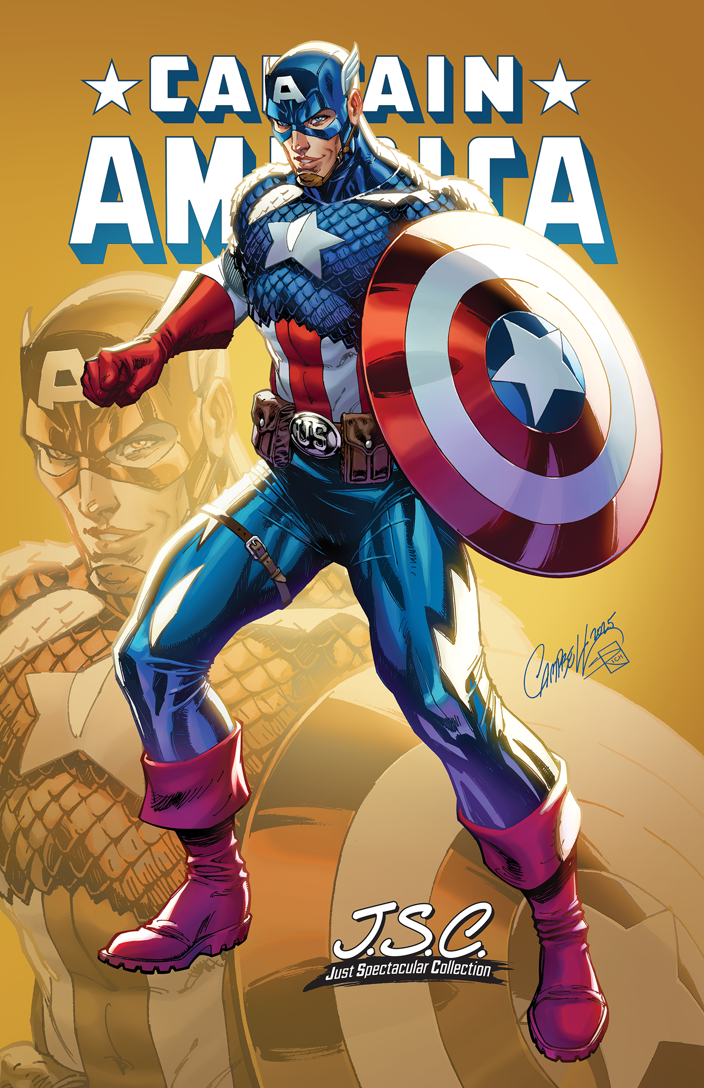 CAPTAIN AMERICA #2 J. SCOTT CAMPBELL JUST SPECTACULAR COLLECTION VARIANT (8/6/2025)