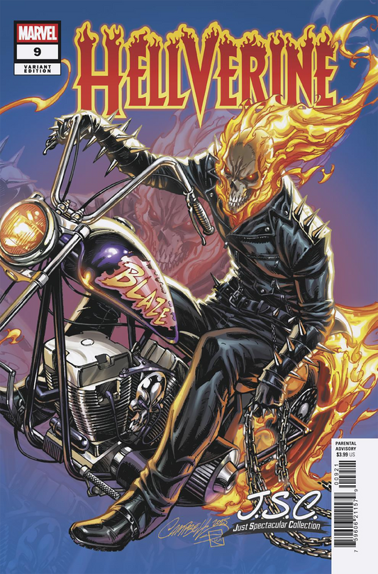 HELLVERINE #9 J. SCOTT CAMPBELL JUST SPECTACULAR COLLECTION VARIANT (8/6/2025)