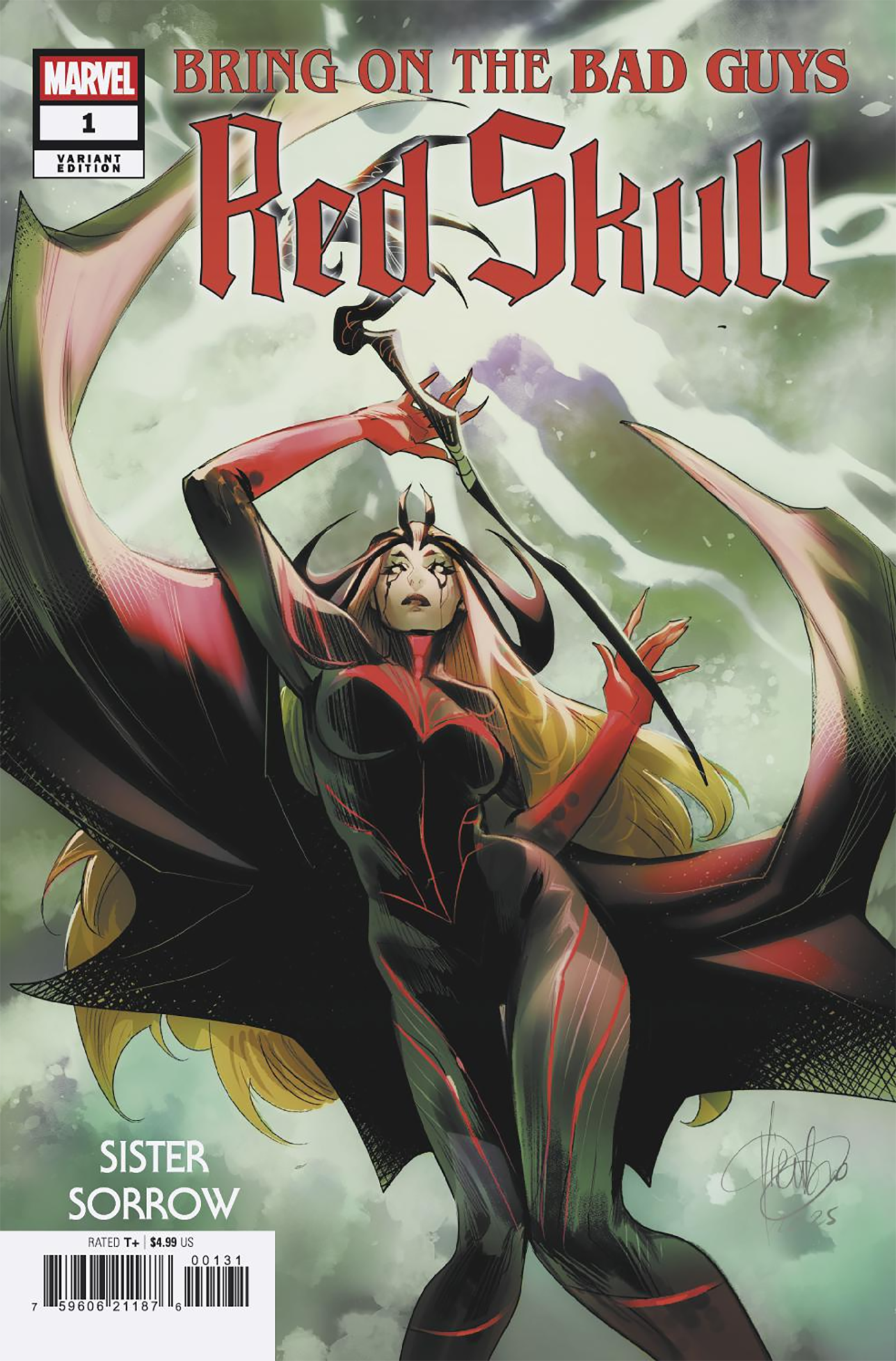 BRING ON THE BAD GUYS: RED SKULL #1 MIRKA ANDOLFO SISTER SORROW VARIANT (8/13/2025)