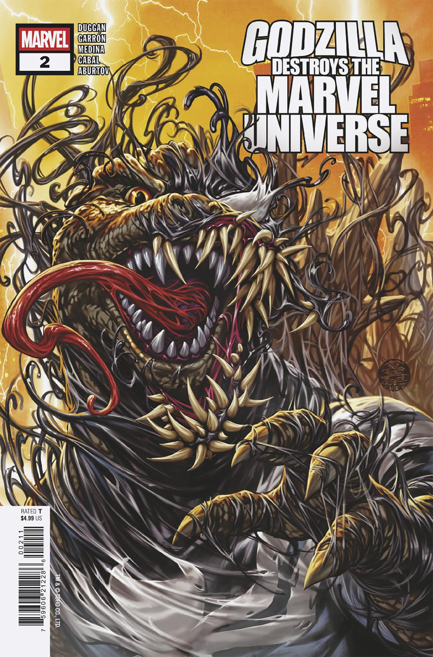 GODZILLA DESTROYS THE MARVEL UNIVERSE #2 (8/20/2025)