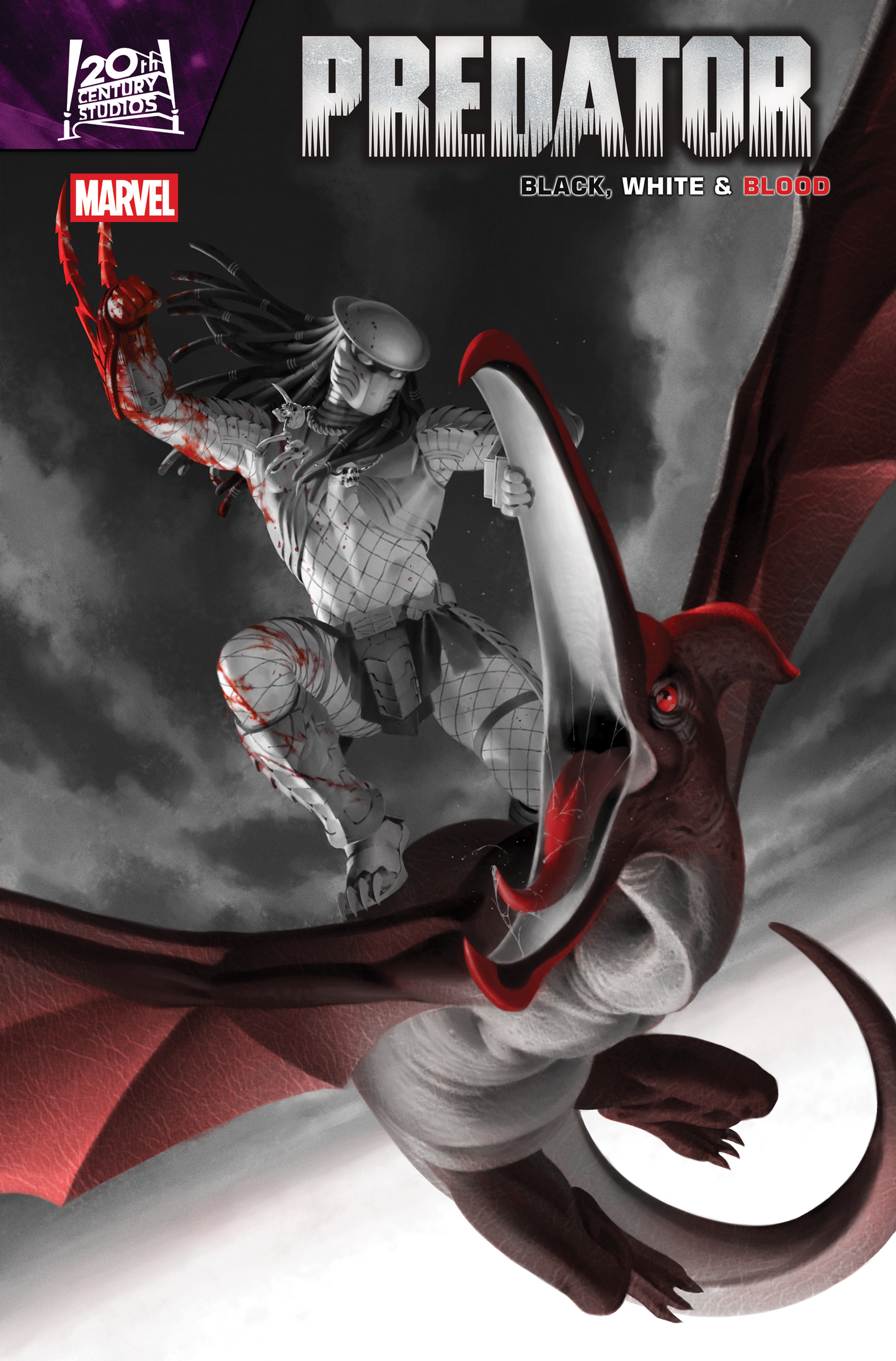 PREDATOR: BLACK, WHITE & BLOOD #4 JUNGGEUN YOON VARIANT (10/22/2025)