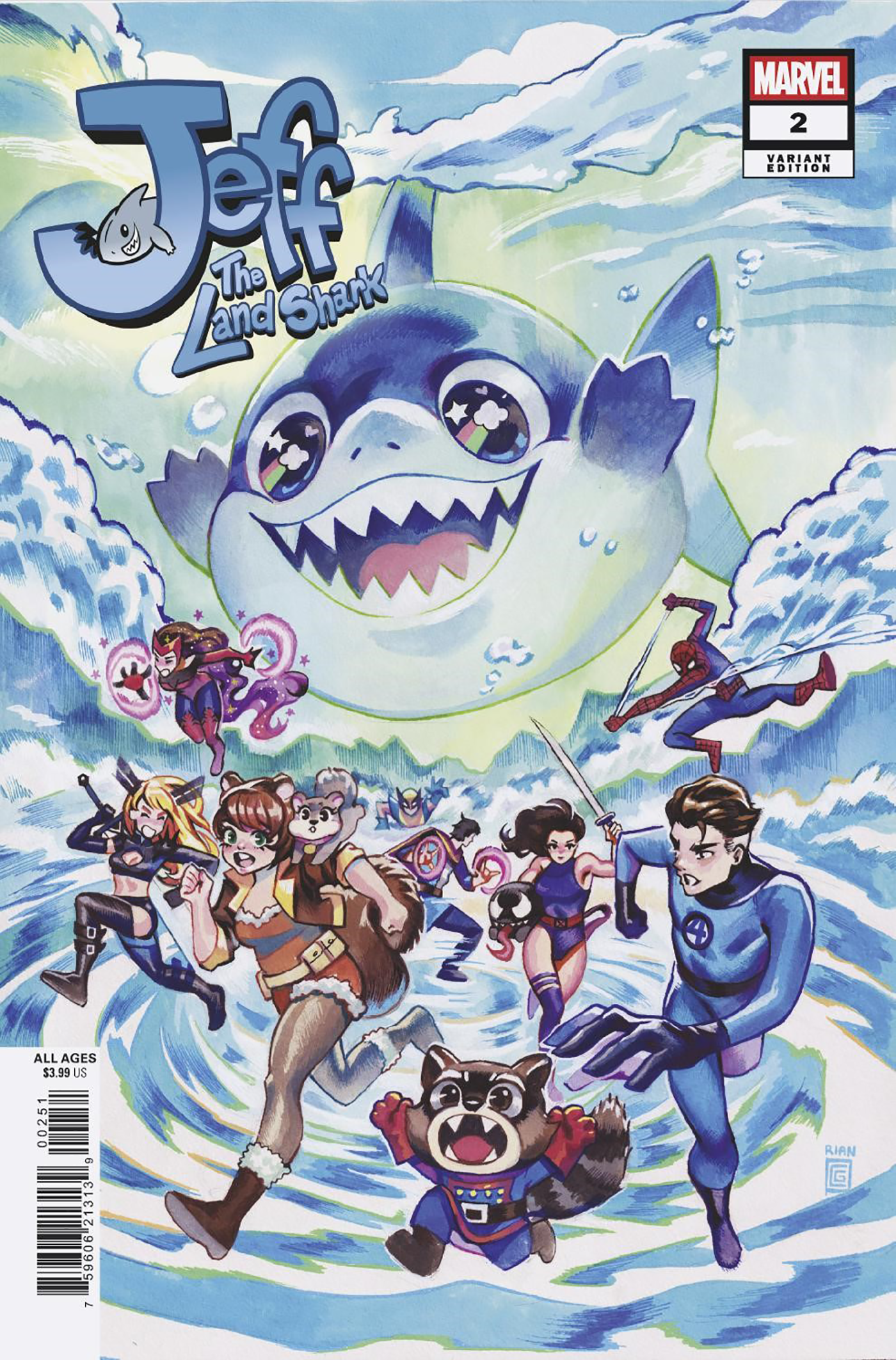 JEFF THE LAND SHARK #2 RIAN GONZALES VARIANT (7/23/2025)
