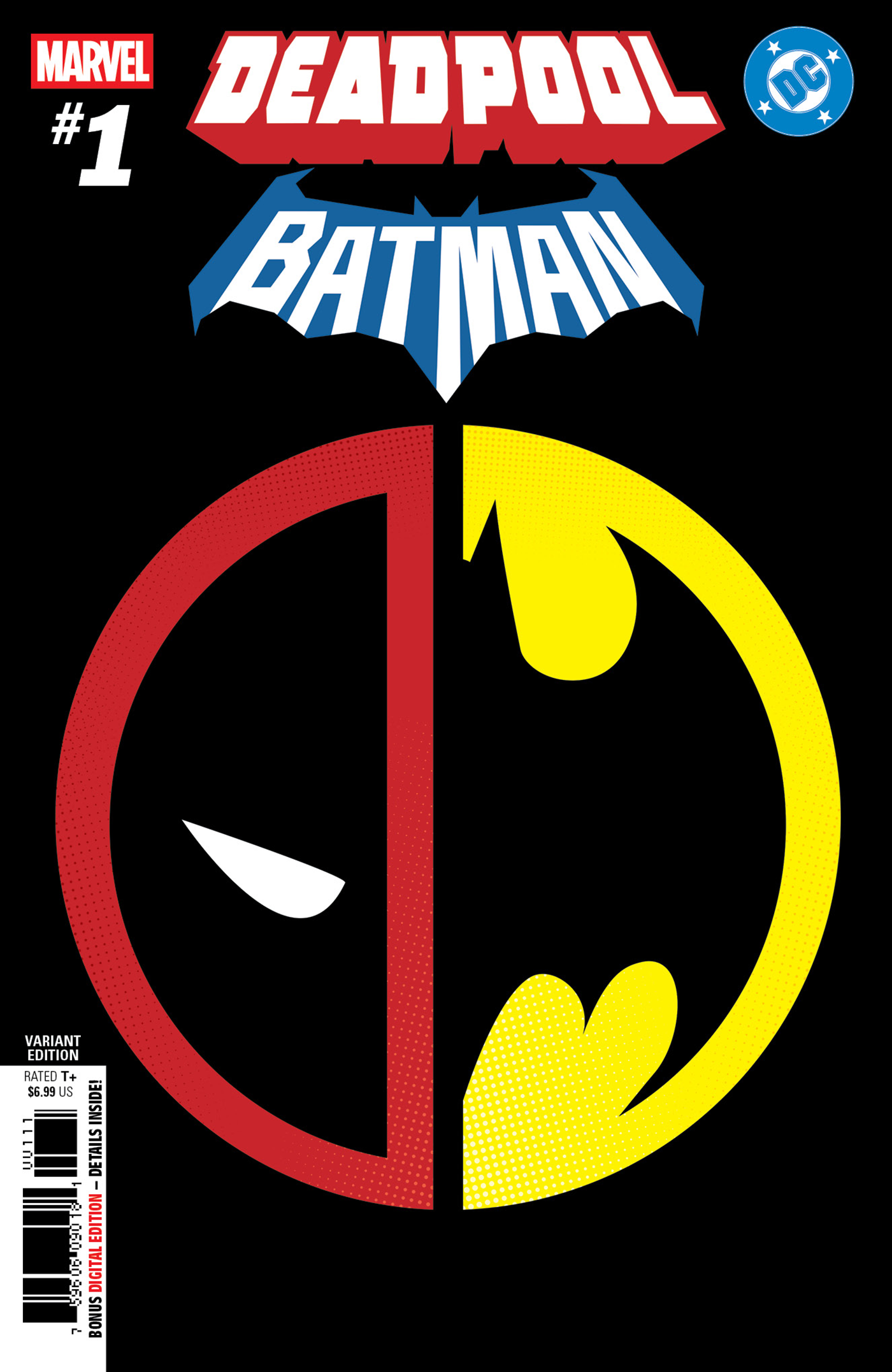 MARVEL/DC: DEADPOOL/BATMAN #1 INSIGNIA MASHUP VARIANT (9/17/2025)