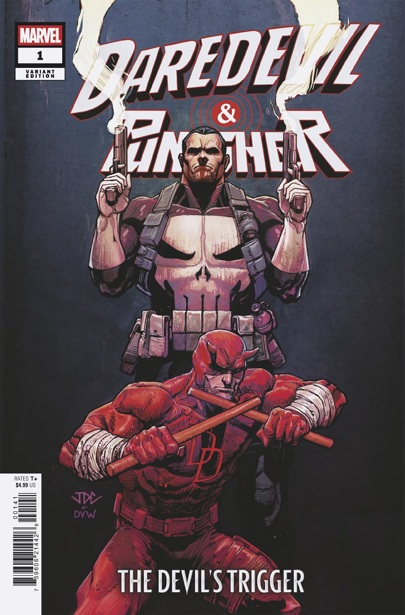 DAREDEVIL/PUNISHER: THE DEVIL'S TRIGGER #1 JOSHUA CASSARA VARIANT (11/26/2025)