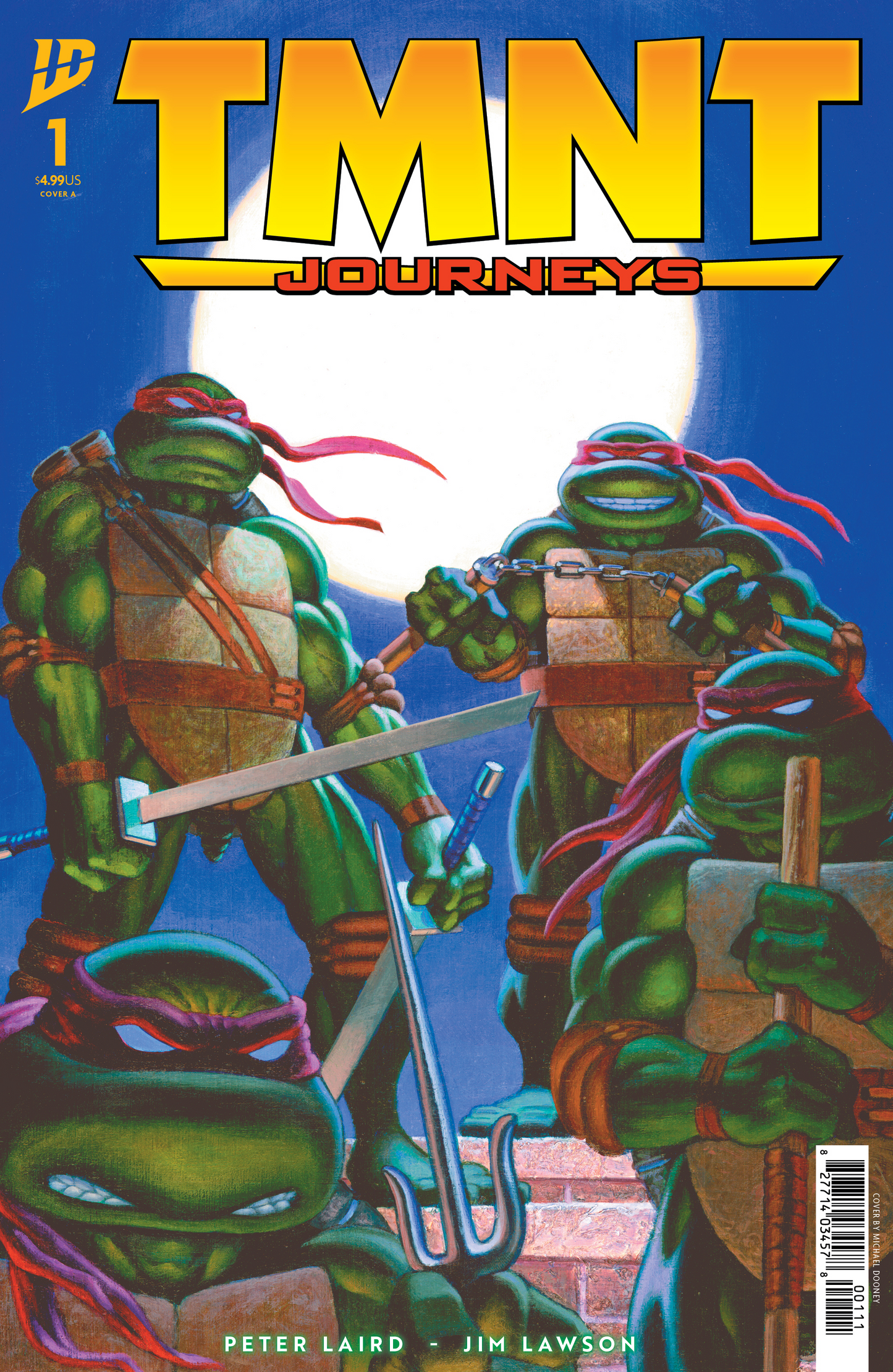 TMNT: Journeys #1 Cover A (Laird & Dooney) (8/20/2025)