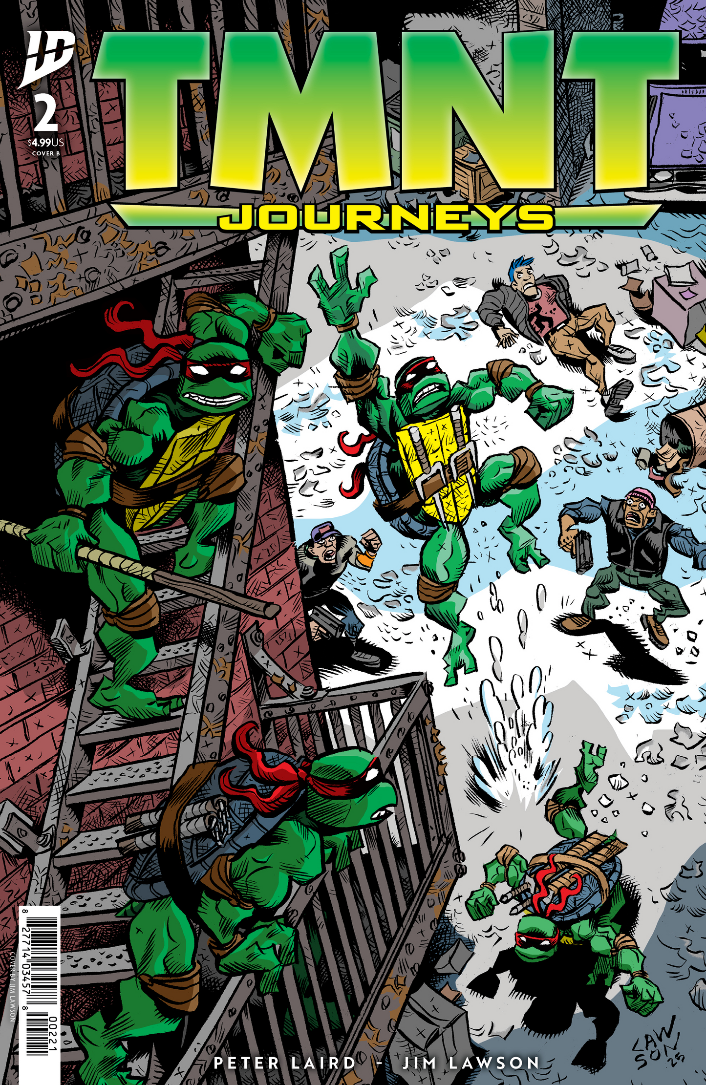 TMNT: Journeys #2 Variant B (Lawson) (10/8/2025)
