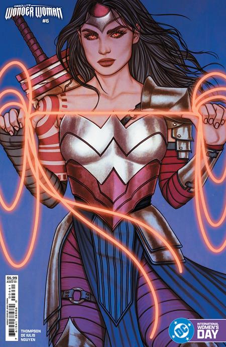 ABSOLUTE WONDER WOMAN #6 CVR E JENNY FRISON INTERNATIONAL WOMENS DAY CARD STOCK VAR (3/26/2025)