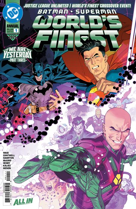 BATMAN SUPERMAN WORLDS FINEST 2025 ANNUAL #1 (ONE SHOT) CVR A DAN MORA CONNECTING (WE ARE YESTERDAY) (4/30/2025)