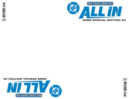 FCBD 2025 - DC ALL IN ABSOLUTE UNIVERSE 2025 FCBD SPECIAL EDITION BLANK VAR (5/3/2025)