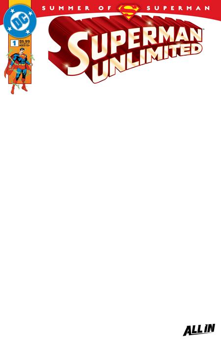 SUPERMAN UNLIMITED #1 CVR I BLANK CARD STOCK VAR (5/21/2025)