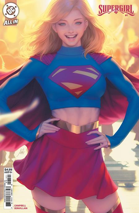 SUPERGIRL #1 CVR B STANLEY ARTGERM LAU CARD STOCK VAR (5/14/2025)