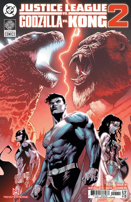 JUSTICE LEAGUE VS GODZILLA VS KONG 2 #1 (OF 7) CVR A CHRISTIAN DUCE (6/4/2025)