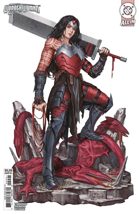 ABSOLUTE WONDER WOMAN #9 CVR B INHYUK LEE CARD STOCK VAR (6/25/2025)