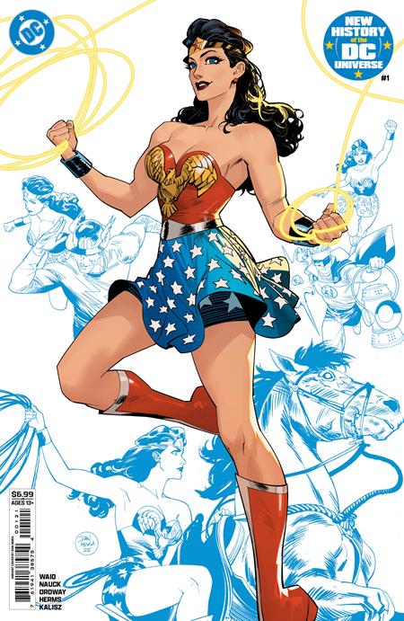 NEW HISTORY OF THE DC UNIVERSE #1 (OF 4) CVR B DAN MORA CARD STOCK VAR (6/25/2025)