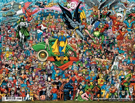 NEW HISTORY OF THE DC UNIVERSE #1 (OF 4) CVR D SCOTT KOBLISH LEGACY WRAPAROUND CARD STOCK VAR (6/25/2025)