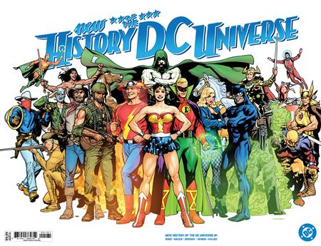 NEW HISTORY OF THE DC UNIVERSE #1 (OF 4) CVR E RYAN SOOK WRAPAROUND FOIL VAR (6/25/2025)