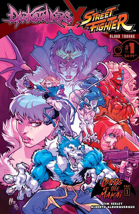 DARKSTALKERS X STREET FIGHTER BLOOD THRONE #1 (ONE SHOT) CVR A ALBERTO ALBURQUERQUE (7/9/2025)