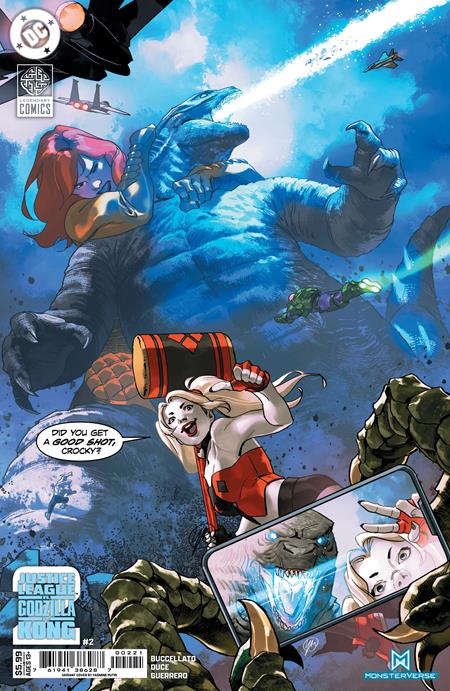 JUSTICE LEAGUE VS GODZILLA VS KONG 2 #2 (OF 7) CVR B YASMINE PUTRI CARD STOCK VAR (7/2/2025)