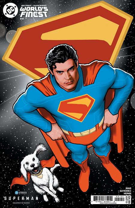 BATMAN SUPERMAN WORLDS FINEST #41 CVR D KEVIN MAGUIRE SUPERMAN MOVIE CARD STOCK VAR (7/16/2025)