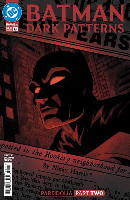 BATMAN DARK PATTERNS #8 (OF 12) CVR A HAYDEN SHERMAN (7/9/2025)
