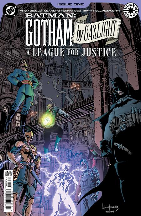 BATMAN GOTHAM BY GASLIGHT A LEAGUE FOR JUSTICE #1 (OF 6) CVR A LEANDRO FERNANDEZ 7/9/2025)