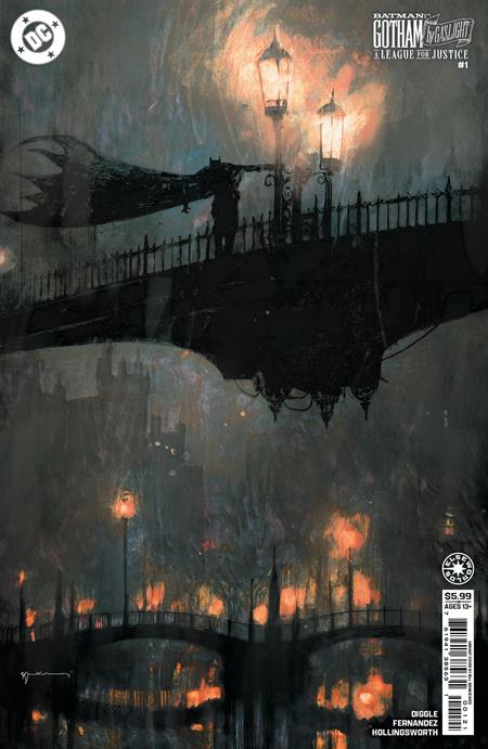 BATMAN GOTHAM BY GASLIGHT A LEAGUE FOR JUSTICE #1 (OF 6) CVR C BILL SIENKIEWICZ CARD STOCK VAR (7/9/2025)