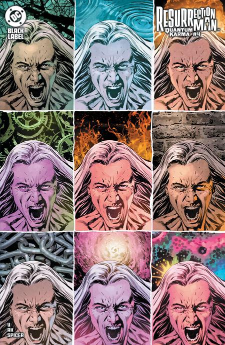 RESURRECTION MAN QUANTUM KARMA #4 (OF 6) CVR B MIKE PERKINS CARD STOCK VAR (7/2/2025)