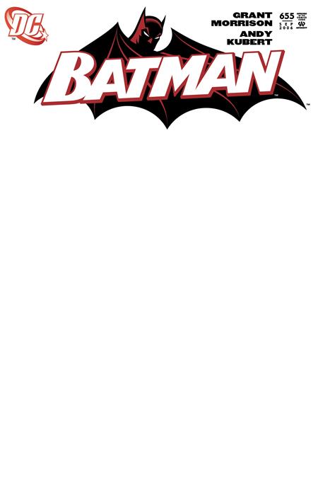 BATMAN #655 FACSIMILE EDITION CVR D BLANK VAR (7/16/2025)