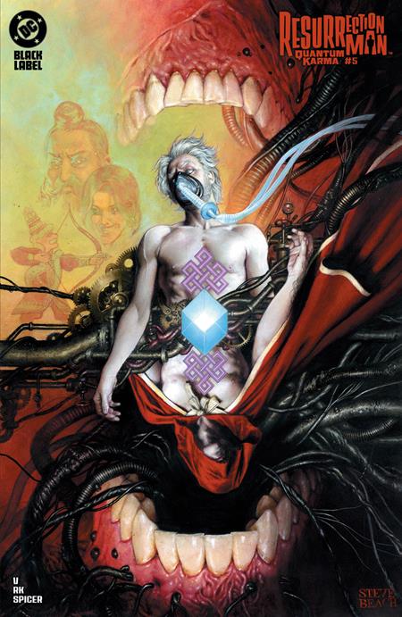 RESURRECTION MAN QUANTUM KARMA #5 (OF 6) CVR B STEVE BEACH CARD STOCK VAR (8/6/2025)