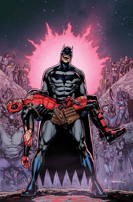 DC MARVEL BATMAN DEADPOOL #1 (ONE SHOT) CVR R RYAN SOOK CRISIS ON INFINITE EARTHS 7 HOMAGE CARD STOCK VAR (11/19/2025)