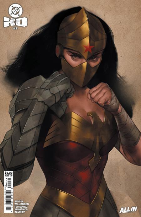 DC K.O. #2 (OF 5) CVR H BEN OLIVER FACE-OFF CARD STOCK VAR (11/26/2025)