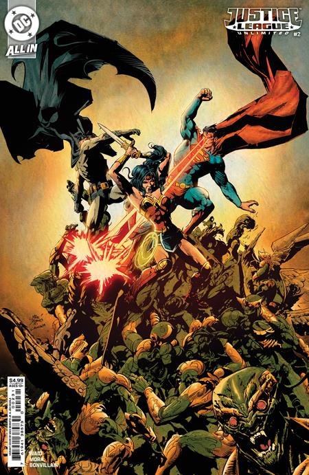 JUSTICE LEAGUE UNLIMITED #2 CVR C MIKE DEODATO JR CARD STOCK VAR (12/26/2024)