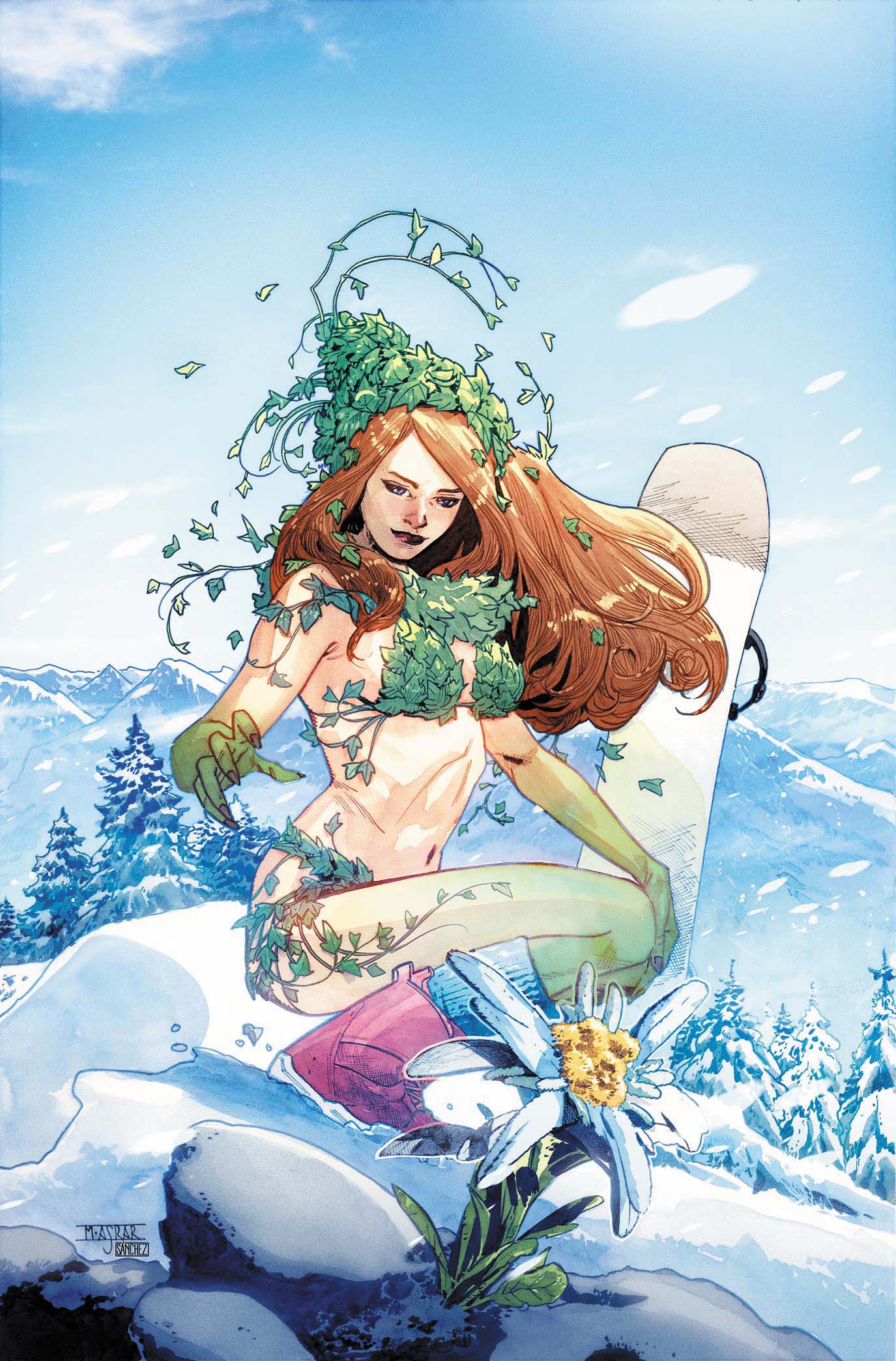 POISON IVY #29 CVR D MAHMUD ASRAR & ALEJANDRO SANCHEZ SWEATER WEATHER CARD STOCK VAR 01/01/25