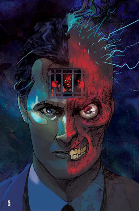 TWO-FACE #2 (OF 6) CVR B CHRISTIAN WARD CARD STOCK VAR (1/1/2025)