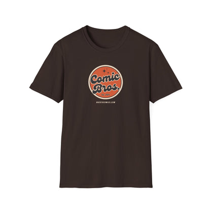 Comic Bros. Unisex Softstyle T-Shirt | Dark Chocolate