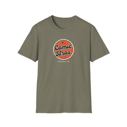 Comic Bros. Unisex Softstyle T-Shirt | Heather Military Green