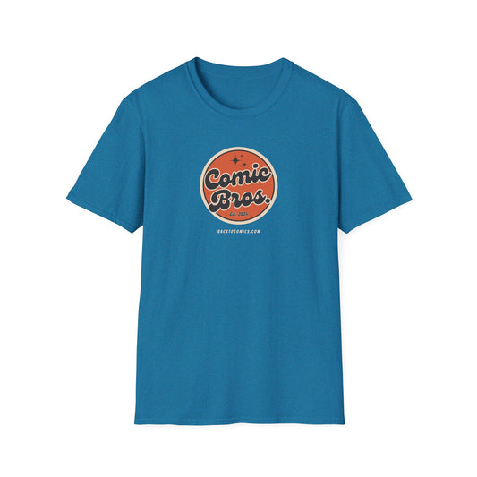 Comic Bros. Unisex Softstyle T-Shirt | Antique Sapphire