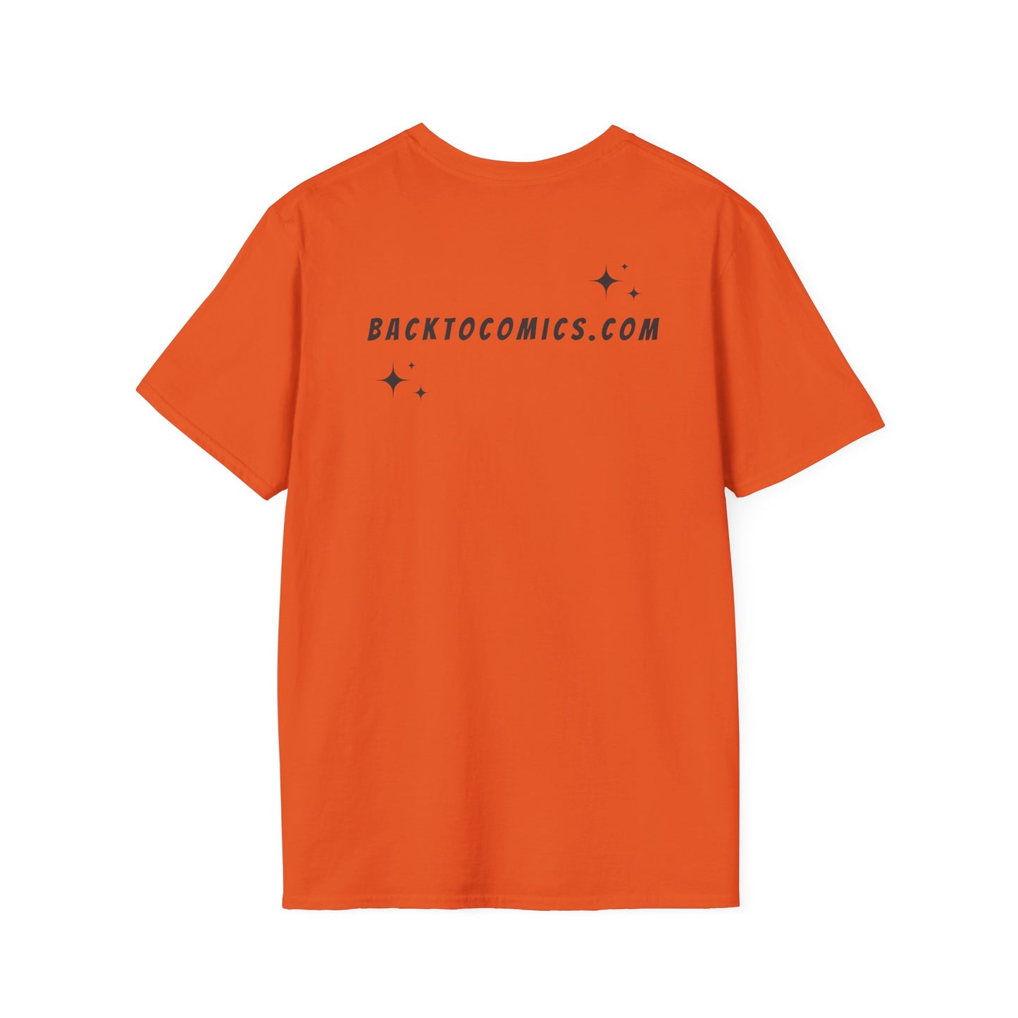 Comic Bros. Unisex Softstyle T-Shirt | Orange