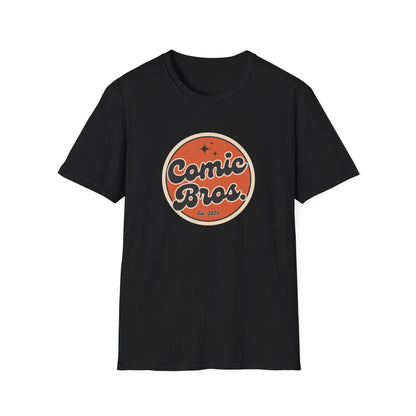 Comic Bros. Unisex Softstyle T-Shirt | Black