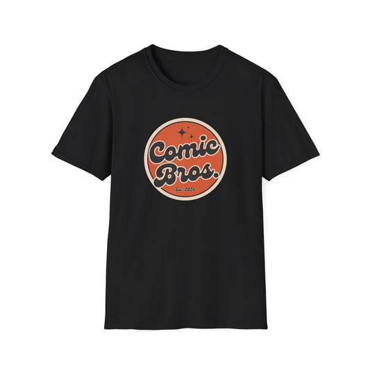 Comic Bros. Unisex Softstyle T-Shirt | Black