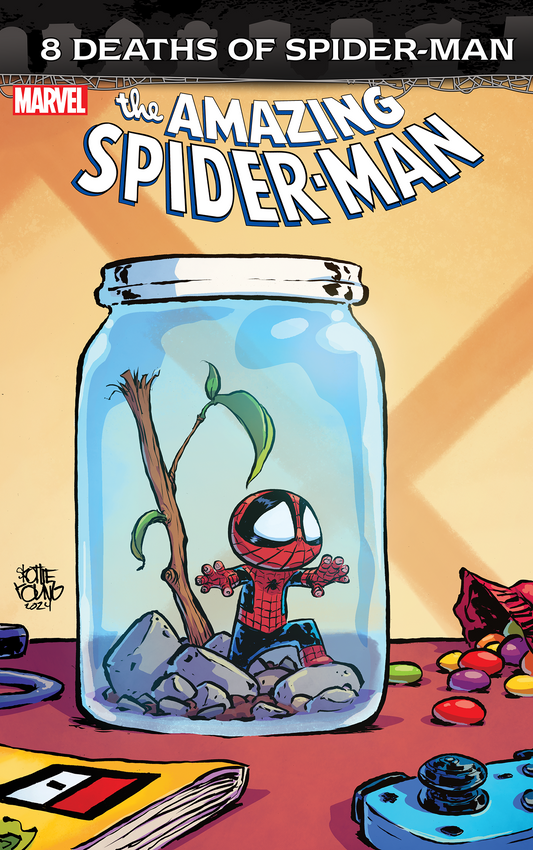 AMAZING SPIDER-MAN #65 SKOTTIE YOUNG 8 DEATHS OF SPIDER-MAN VARIANT (1/8/2025)